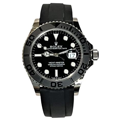 rolex yach master acciao nero|rolex yacht master watch.